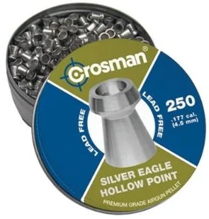 Puli pnevmaticheskie Crosman Silver Eagle HP k.4,5mm 0,31g (250 sht.)